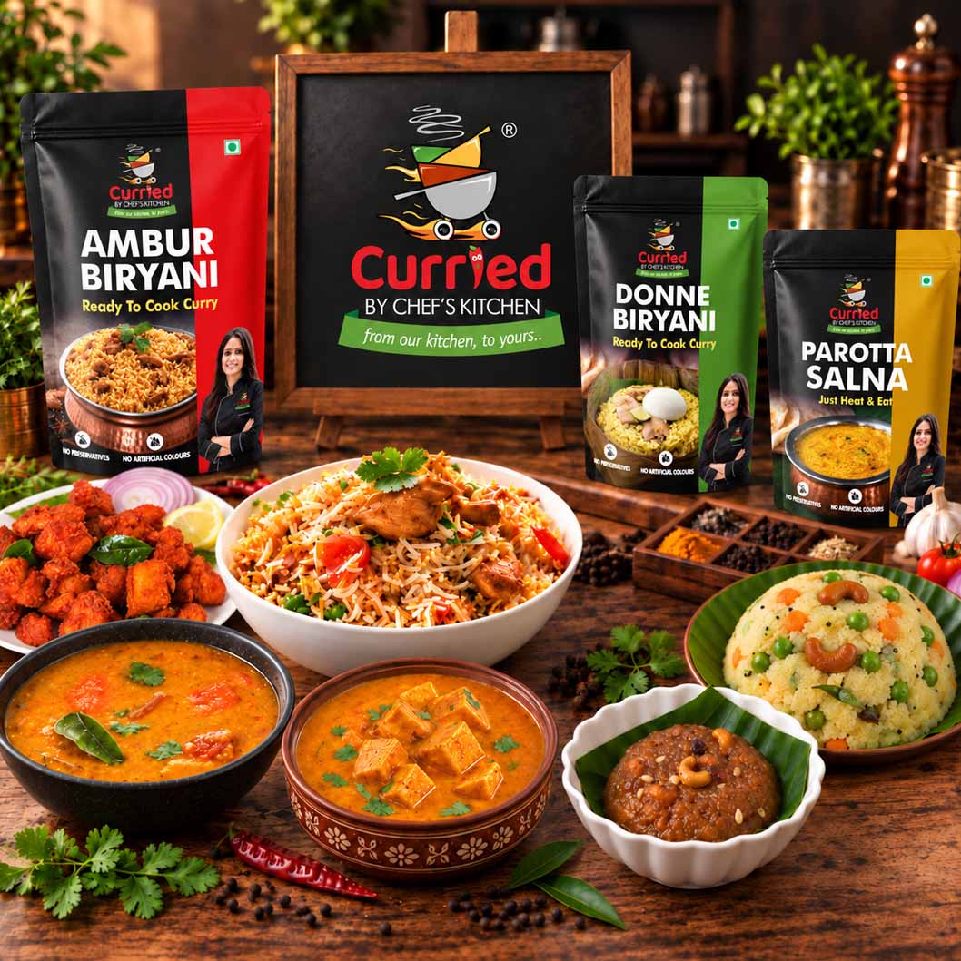 Curried food manufacturing
