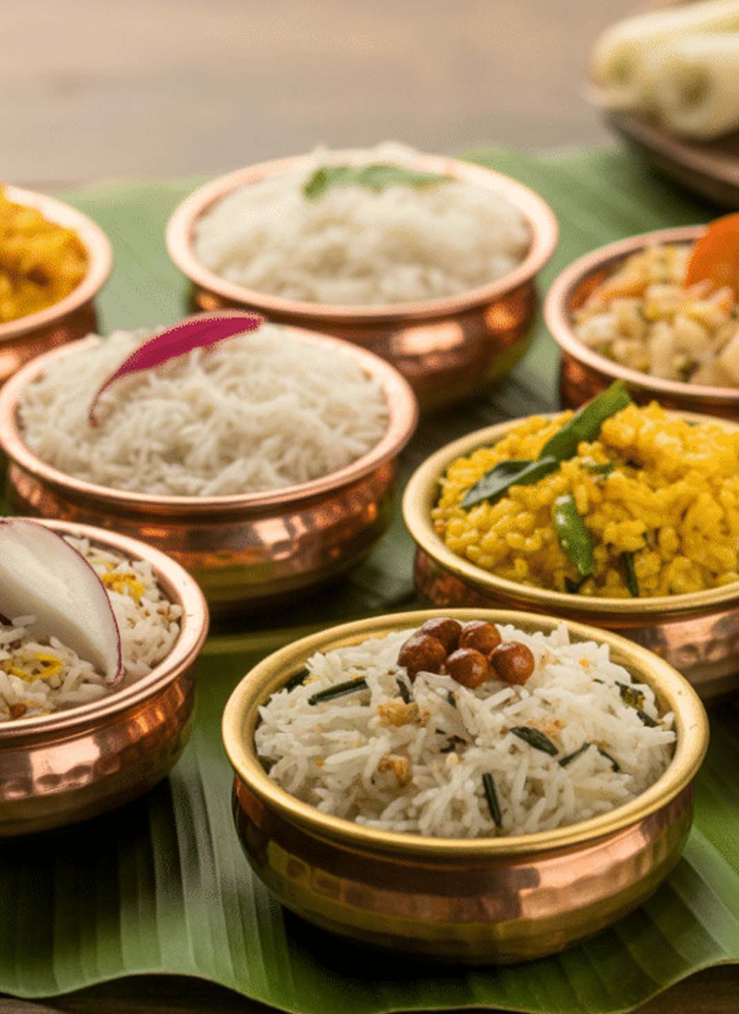Ready-to-eat variety rice meals